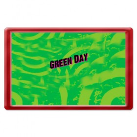 Магнит 45*70 с принтом Green Day 1 в Новосибирске, Пластик | Размер: 78*52 мм; Размер печати: 70*45 | american idiot | green day | грин дей | грин дэй