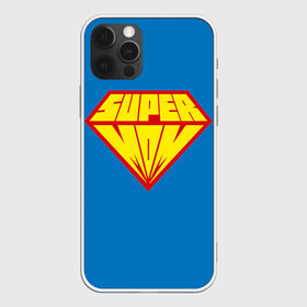Чехол для iPhone 12 Pro Max с принтом Супермама в Новосибирске, Силикон |  | мама