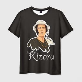 Мужская футболка 3D с принтом Kizaru в Новосибирске, 100% полиэфир | прямой крой, круглый вырез горловины, длина до линии бедер | кизару