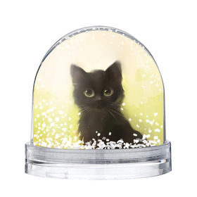 Снежный шар с принтом Котик в Новосибирске, Пластик | Изображение внутри шара печатается на глянцевой фотобумаге с двух сторон | cat | kitty | животные | киса | кот | котенок | котэ | кошка