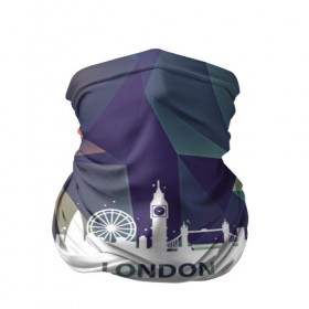 Бандана-труба 3D с принтом Лондон в Новосибирске, 100% полиэстер, ткань с особыми свойствами — Activecool | плотность 150‒180 г/м2; хорошо тянется, но сохраняет форму | london