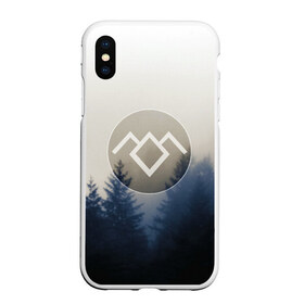 Чехол для iPhone XS Max матовый с принтом Twin Peaks в Новосибирске, Силикон | Область печати: задняя сторона чехла, без боковых панелей | twin peaks | лес | лора палмер | ночь | огонь | сова | сосны | твин пикс