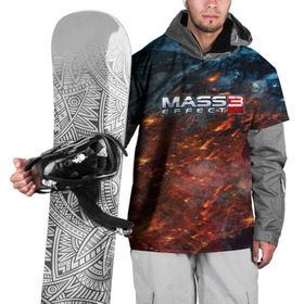 Накидка на куртку 3D с принтом Mass Effect в Новосибирске, 100% полиэстер |  | n7 | shepard | галактика | жнец | космос | масс | нормандия | планета | шепард | эффект