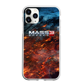 Чехол для iPhone 11 Pro матовый с принтом Mass Effect в Новосибирске, Силикон |  | n7 | shepard | галактика | жнец | космос | масс | нормандия | планета | шепард | эффект
