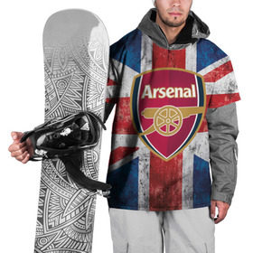 Накидка на куртку 3D с принтом Арсенал ФК в Новосибирске, 100% полиэстер |  | arsenal | fc | арсенал | пушкари | футбольный клуб