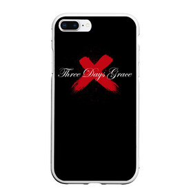 Чехол для iPhone 7Plus/8 Plus матовый с принтом Three Days Grace в Новосибирске, Силикон | Область печати: задняя сторона чехла, без боковых панелей | three days grace