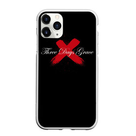 Чехол для iPhone 11 Pro Max матовый с принтом Three Days Grace в Новосибирске, Силикон |  | three days grace