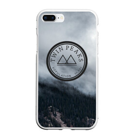 Чехол для iPhone 7Plus/8 Plus матовый с принтом Twin Peaks в Новосибирске, Силикон | Область печати: задняя сторона чехла, без боковых панелей | twin peaks | дэвид линч | лес | лора палмер | сова | твин пикс | туман