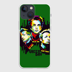 Чехол для iPhone 13 mini с принтом Green Day в Новосибирске,  |  | american idiot | green day | грин дей | грин дэй