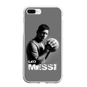 Чехол для iPhone 7Plus/8 Plus матовый с принтом Leo Messi в Новосибирске, Силикон | Область печати: задняя сторона чехла, без боковых панелей | barcelona | spanish | аргентина | барселона | испания | лео | месси | мяч | футбол | футболист