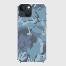 Чехол для iPhone 13 mini с принтом Камуфляж в Новосибирске,  |  | армия | город | женский | защита | камуфляж | конспирация | краска | маскировка | милитари | необычный | омон | прикрытие | расцветка | светлый | синий | сиреневый | форма охраны | цвет