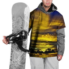 Накидка на куртку 3D с принтом Мальдивы в Новосибирске, 100% полиэстер |  | берег | бунгало | ветки | горизонт | города | закат | корабль | мальдивы | море | отдых | пальмы | песок | пирс | страны | тропики