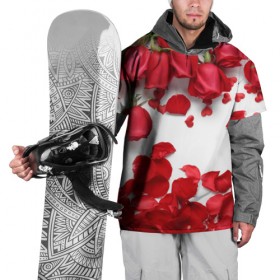 Накидка на куртку 3D с принтом Сильные чуства в Новосибирске, 100% полиэстер |  | желтый | красный | любовь | новинки | подарок | розы | сердце | текстура | тюльпаны | цветы