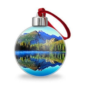 Ёлочный шар с принтом Switzerland в Новосибирске, Пластик | Диаметр: 77 мм | kander valley | switzerland | вечер | вода | горы | деревья | зима | лес | огни | озеро | парк | подсветка | снег | швейцария