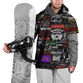 Накидка на куртку 3D с принтом Hard Rock в Новосибирске, 100% полиэстер |  | music | rock | rock and roll | музыка | рок