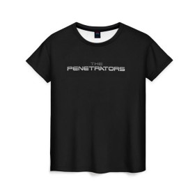 Женская футболка 3D с принтом The penetrators в Новосибирске, 100% полиэфир ( синтетическое хлопкоподобное полотно) | прямой крой, круглый вырез горловины, длина до линии бедер | penetrators | the penetrators | пенетраторы