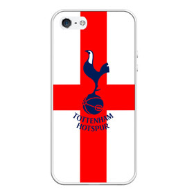 Чехол для iPhone 5/5S матовый с принтом Tottenham в Новосибирске, Силикон | Область печати: задняя сторона чехла, без боковых панелей | 3d | english | fc | football | new | tottenham | tottenham hotspur | англия | британия | логотип | лондон | новые | популярные | прикольные | тоттенхэм | тоттенхэм хотспур | фк | флаг | футбол | футбольный клуб