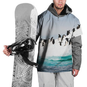 Накидка на куртку 3D с принтом Пингвины на айсберге в Новосибирске, 100% полиэстер |  | айсберг | антарктида | антарктика | арктика | буревестник | глупый | императорский | клюв | королевский | крылья | ласты | лёд | линукс | океан | пилигрим | полюс | птица | север | снег | умка | фрак