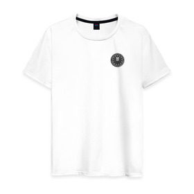 Мужская футболка хлопок с принтом ФБР в Новосибирске, 100% хлопок | прямой крой, круглый вырез горловины, длина до линии бедер, слегка спущенное плечо. | агент | фбр