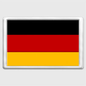 Магнит 45*70 с принтом Германия в Новосибирске, Пластик | Размер: 78*52 мм; Размер печати: 70*45 | germany | флаг