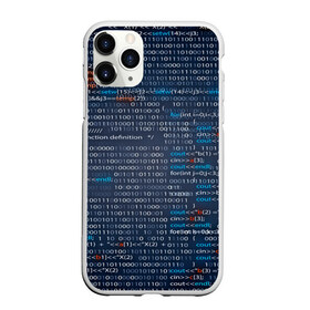 Чехол для iPhone 11 Pro матовый с принтом Информатика в Новосибирске, Силикон |  | computer code | technology | код | компьютеры