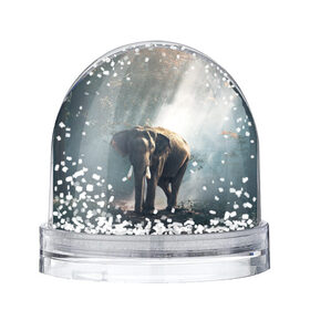 Снежный шар с принтом Слон в лесу в Новосибирске, Пластик | Изображение внутри шара печатается на глянцевой фотобумаге с двух сторон | африка | африканский | бивни | большой | гигант джунгли | зоопарк | индийский | индия | лесной великан | мамонт | огромный | саванна | сафари | серый | слон | слоненок | слониха | стадо | уши | хобот