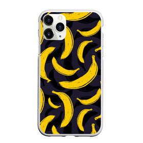 Чехол для iPhone 11 Pro матовый с принтом Бананы в Новосибирске, Силикон |  | Тематика изображения на принте: bananas | food. vegan | fruit | yellow | бананы | веган | еда | желтый | фрукты