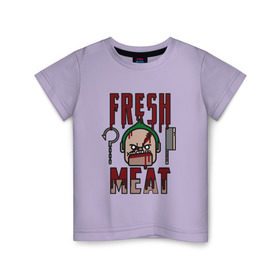 Детская футболка хлопок с принтом Dota 2 - Fresh Meat в Новосибирске, 100% хлопок | круглый вырез горловины, полуприлегающий силуэт, длина до линии бедер | dota | dota2 | game | online | дота | игра | крюк | онлайн | пудж | стратегия | хук