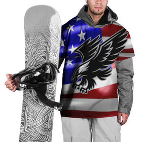 Накидка на куртку 3D с принтом Флаг США с орлом в Новосибирске, 100% полиэстер |  | usa | америка | белоголовый | герб | государство | доллар | дядя сэм | звездно полосатый флаг | лысый | нато | оон | орел | птица | свобода | символ | соединённые штаты америки | страна | сша | штат