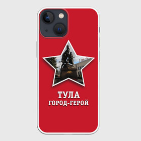 Чехол для iPhone 13 mini с принтом Тула город герой в Новосибирске,  |  | битва | великая | война | герой | город | день | отечественная | победы | тула