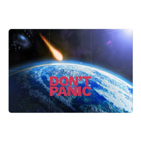 Магнитный плакат 3Х2 с принтом Без паники, метеорит в Новосибирске, Полимерный материал с магнитным слоем | 6 деталей размером 9*9 см | Тематика изображения на принте: do not panic | dont panic | апокалипсис | без паники | взрыв | гибель | земля | классная | комета | конец света | космос | крутая | метеорит | не надо | прикол | прикольная надпись | ужас