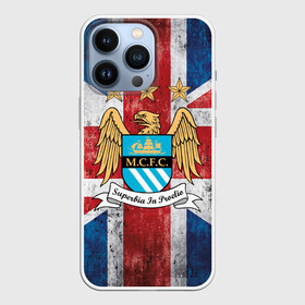 Чехол для iPhone 13 Pro с принтом Manchester city №1 в Новосибирске,  |  | 3d | manchester city | английская премьер лига | англия | апл | болельщикам | британия | игра | лондон | манчестер | манчестер сити | популярные | прикольные | футбол | футбольный клуб | эмблема