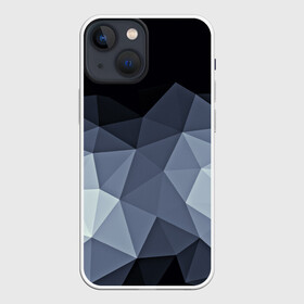 Чехол для iPhone 13 mini с принтом Abstract в Новосибирске,  |  | абстракция | бумага | геометрия | грани | изгиб | линии | полигоны | полосы | постель | розовый | сочетания | текстура | треугольники