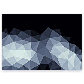 Поздравительная открытка с принтом Abstract в Новосибирске, 100% бумага | плотность бумаги 280 г/м2, матовая, на обратной стороне линовка и место для марки
 | Тематика изображения на принте: абстракция | бумага | геометрия | грани | изгиб | линии | полигоны | полосы | постель | розовый | сочетания | текстура | треугольники