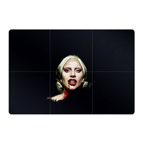 Магнитный плакат 3Х2 с принтом Леди Гага в Новосибирске, Полимерный материал с магнитным слоем | 6 деталей размером 9*9 см | lady gaga | леди гага