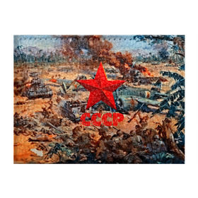 Обложка для студенческого билета с принтом CCCР Солдаты в Новосибирске, натуральная кожа | Размер: 11*8 см; Печать на всей внешней стороне | Тематика изображения на принте: ussr | день победы | отечественная война | победа