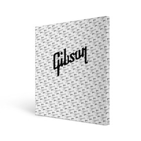 Холст квадратный с принтом Gibson в Новосибирске, 100% ПВХ |  | Тематика изображения на принте: fender | gibson | guitar | ibanez | music | rock | гитара | музыка | рок