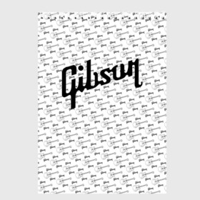 Скетчбук с принтом Gibson в Новосибирске, 100% бумага
 | 48 листов, плотность листов — 100 г/м2, плотность картонной обложки — 250 г/м2. Листы скреплены сверху удобной пружинной спиралью | Тематика изображения на принте: fender | gibson | guitar | ibanez | music | rock | гитара | музыка | рок