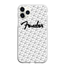 Чехол для iPhone 11 Pro матовый с принтом Fender в Новосибирске, Силикон |  | Тематика изображения на принте: fender | gibson | guitar | ibanez | music | rock | гитара | музыка | рок