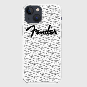 Чехол для iPhone 13 mini с принтом Fender в Новосибирске,  |  | fender | gibson | guitar | ibanez | music | rock | гитара | музыка | рок