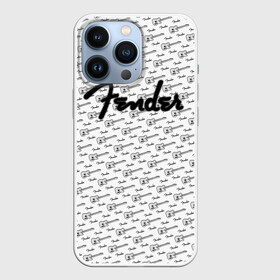 Чехол для iPhone 13 Pro с принтом Fender в Новосибирске,  |  | Тематика изображения на принте: fender | gibson | guitar | ibanez | music | rock | гитара | музыка | рок