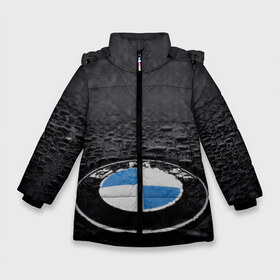 Зимняя куртка для девочек 3D с принтом BMW в Новосибирске, ткань верха — 100% полиэстер; подклад — 100% полиэстер, утеплитель — 100% полиэстер. | длина ниже бедра, удлиненная спинка, воротник стойка и отстегивающийся капюшон. Есть боковые карманы с листочкой на кнопках, утяжки по низу изделия и внутренний карман на молнии. 

Предусмотрены светоотражающий принт на спинке, радужный светоотражающий элемент на пуллере молнии и на резинке для утяжки. | bmw | x3 x4 x5 x6 x7 x8 | авто | автомобиль | блатная | бмв | бумер | бэха | иномарка | концерн | красивая | крутая | марка немецкая | машина | пацанский таз | прикольная | тачила | тачка