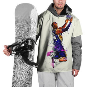 Накидка на куртку 3D с принтом Kobe Bryant в Новосибирске, 100% полиэстер |  | basketball | kobe bryant | lakers | los angeles | nba | арт | баскетбол | другие | картинка | кобе брайант | коби брайант | краски | лейкерс | лос анджелес | нба | прикольные | рисунок | спорт | цветные | яркие