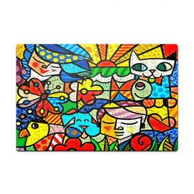 Пазл магнитный 126 элементов с принтом Картинка-мозаика в Новосибирске, полимерный материал с магнитным слоем | 126 деталей, размер изделия —  180*270 мм | 3d | другие | животные | кот | мозаика | насекомые | прикольные | птицы | собака | солнце | текстуры | узор | цветные | цветы | яркие