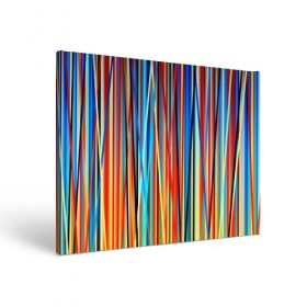 Холст прямоугольный с принтом Colored stripes в Новосибирске, 100% ПВХ |  | 3d | colored stripes | абстракция | другие | картинка | краски | линии | отблеск | полосы | прикольные | радуга | свет | цветные | яркие