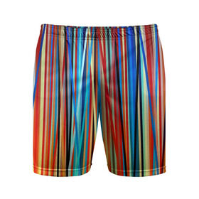 Мужские шорты 3D спортивные с принтом Colored stripes в Новосибирске,  |  | 3d | colored stripes | абстракция | другие | картинка | краски | линии | отблеск | полосы | прикольные | радуга | свет | цветные | яркие