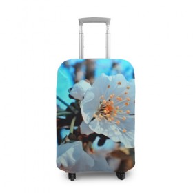 Чехол для чемодана 3D с принтом Весна в Новосибирске, 86% полиэфир, 14% спандекс | двустороннее нанесение принта, прорези для ручек и колес | 3d | flower | весна | другие | красивые цветы | красные | лето | поле | полевой цветок | прикольные | природа | текстуры | цветочки | цветы