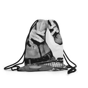 Рюкзак-мешок 3D с принтом Брюс Ли Dj в Новосибирске, 100% полиэстер | плотность ткани — 200 г/м2, размер — 35 х 45 см; лямки — толстые шнурки, застежка на шнуровке, без карманов и подкладки | брюс ли dj