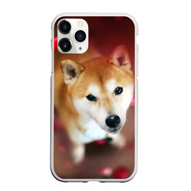 Чехол для iPhone 11 Pro матовый с принтом Love в Новосибирске, Силикон |  | Тематика изображения на принте: dog | ину | пес | сиба | сиба ину | собака