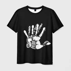 Мужская футболка 3D с принтом Hand в Новосибирске, 100% полиэфир | прямой крой, круглый вырез горловины, длина до линии бедер | 3d | arm | bunch of fives | claw | fin | fist | flipper | hand | mitt | paw | власть | кисть руки | ладонь | партия | почерк | рука | сторона | стрелка